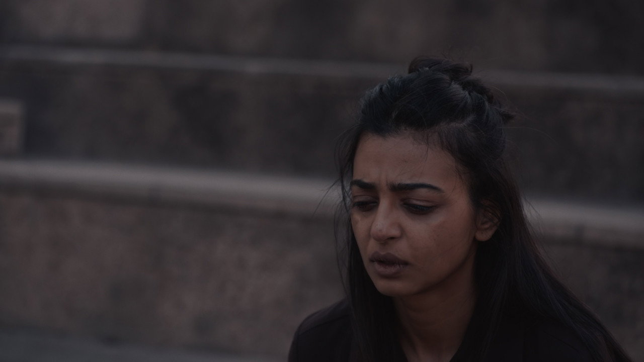 A still from "Hello World"