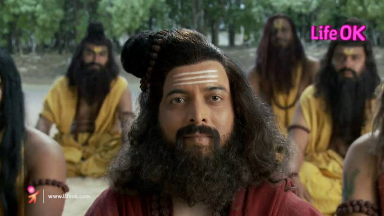 A still from Vishnu helps Ganesha