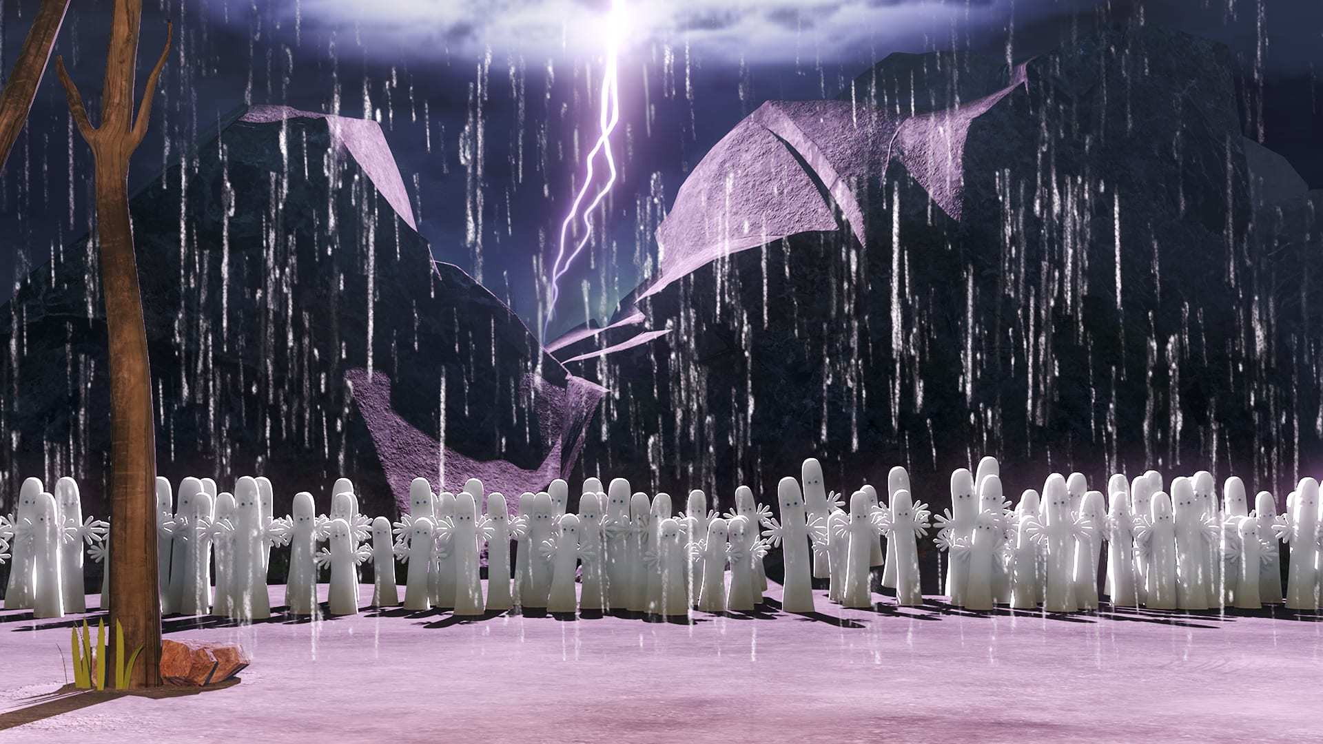 A still from The Secret of the Hattifatteners