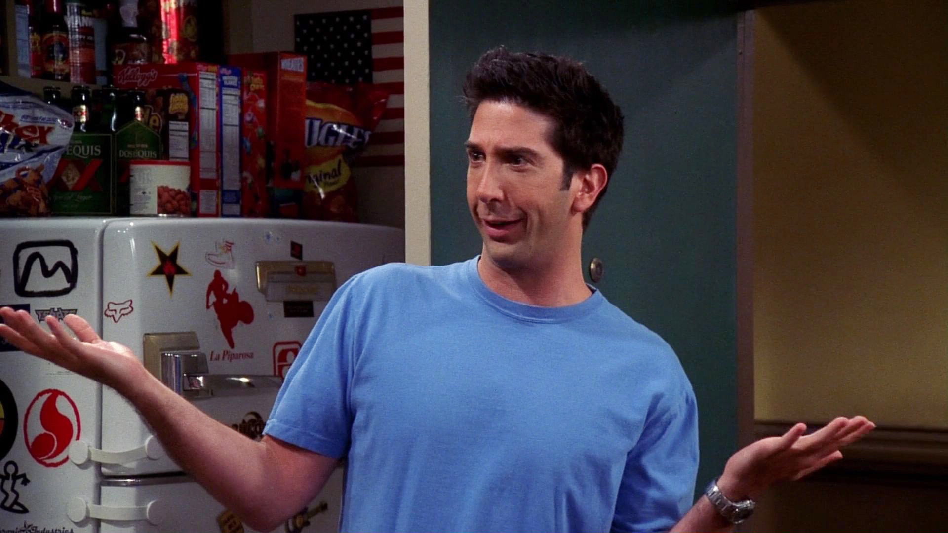 A still from The One Where Ross Is Fine