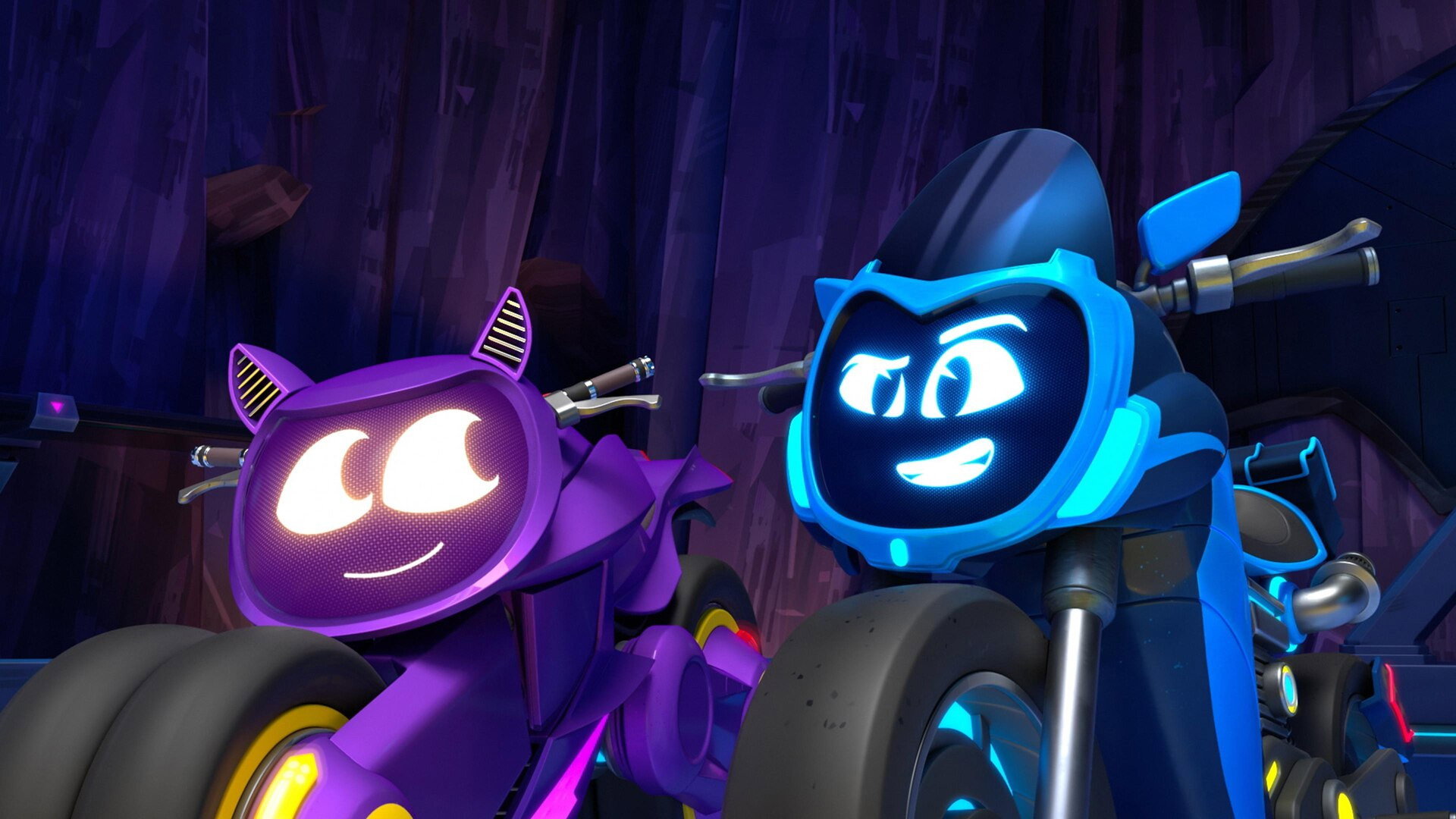 A still from Nightbike
