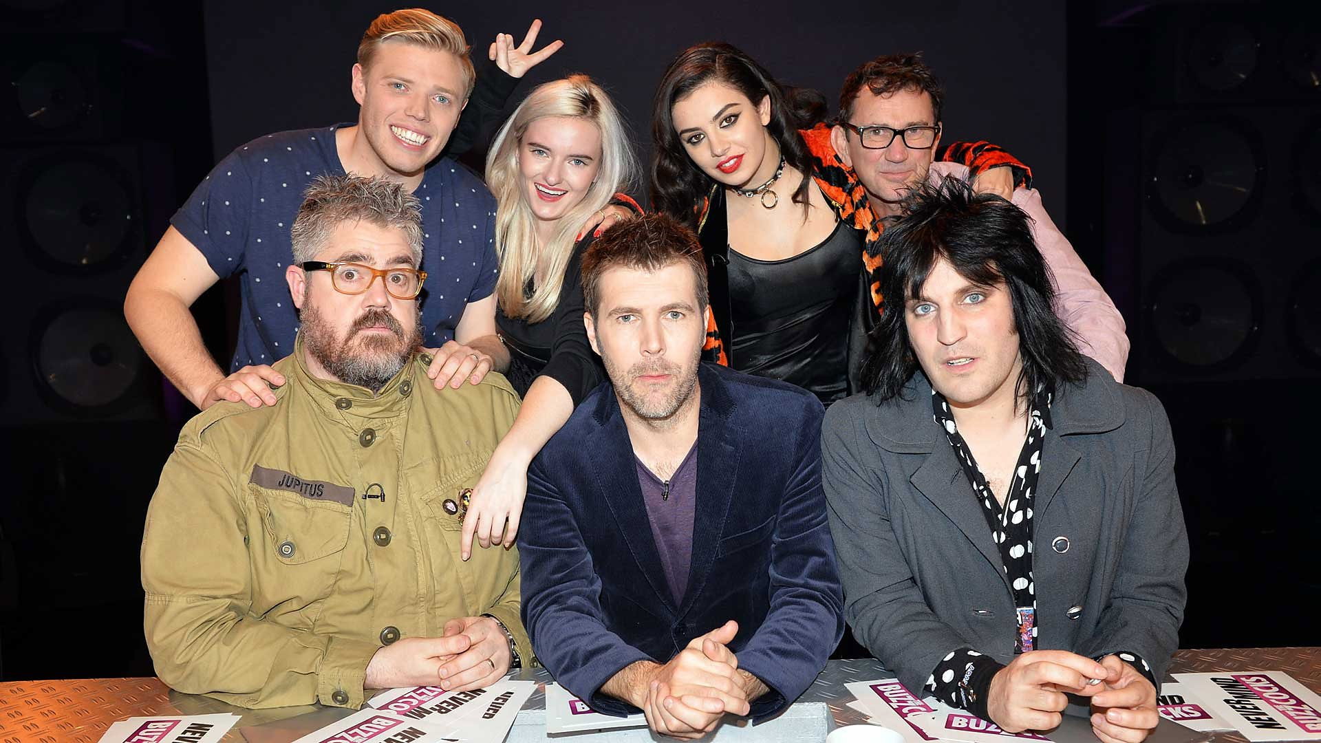 A still from Grace Chatto, Rob Beckett, Charli XCX, Phil Daniels