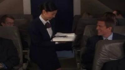 A still from A First Class Flight