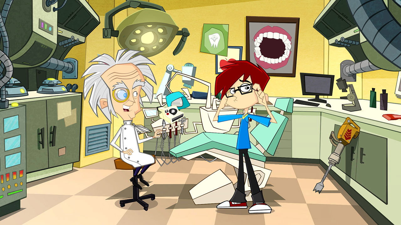 A still from Ace Gets Braced