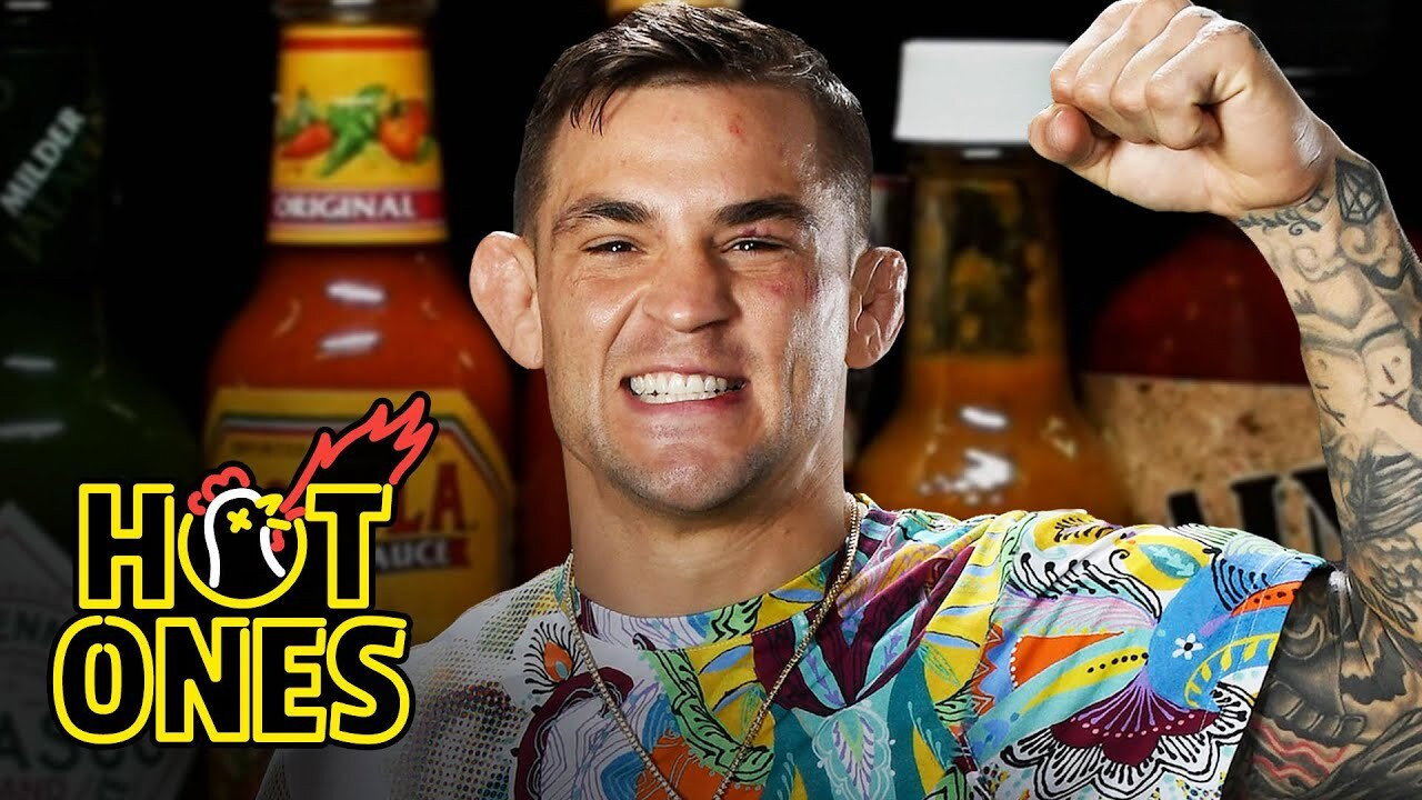 A still from Dustin Poirier Is Paid in Full While Eating Spicy Wings