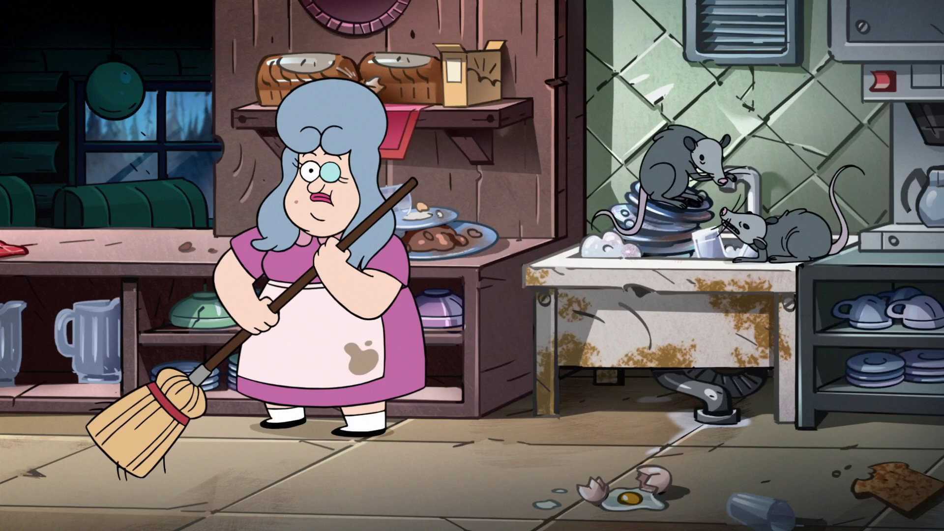 A still from Society of the Blind Eye