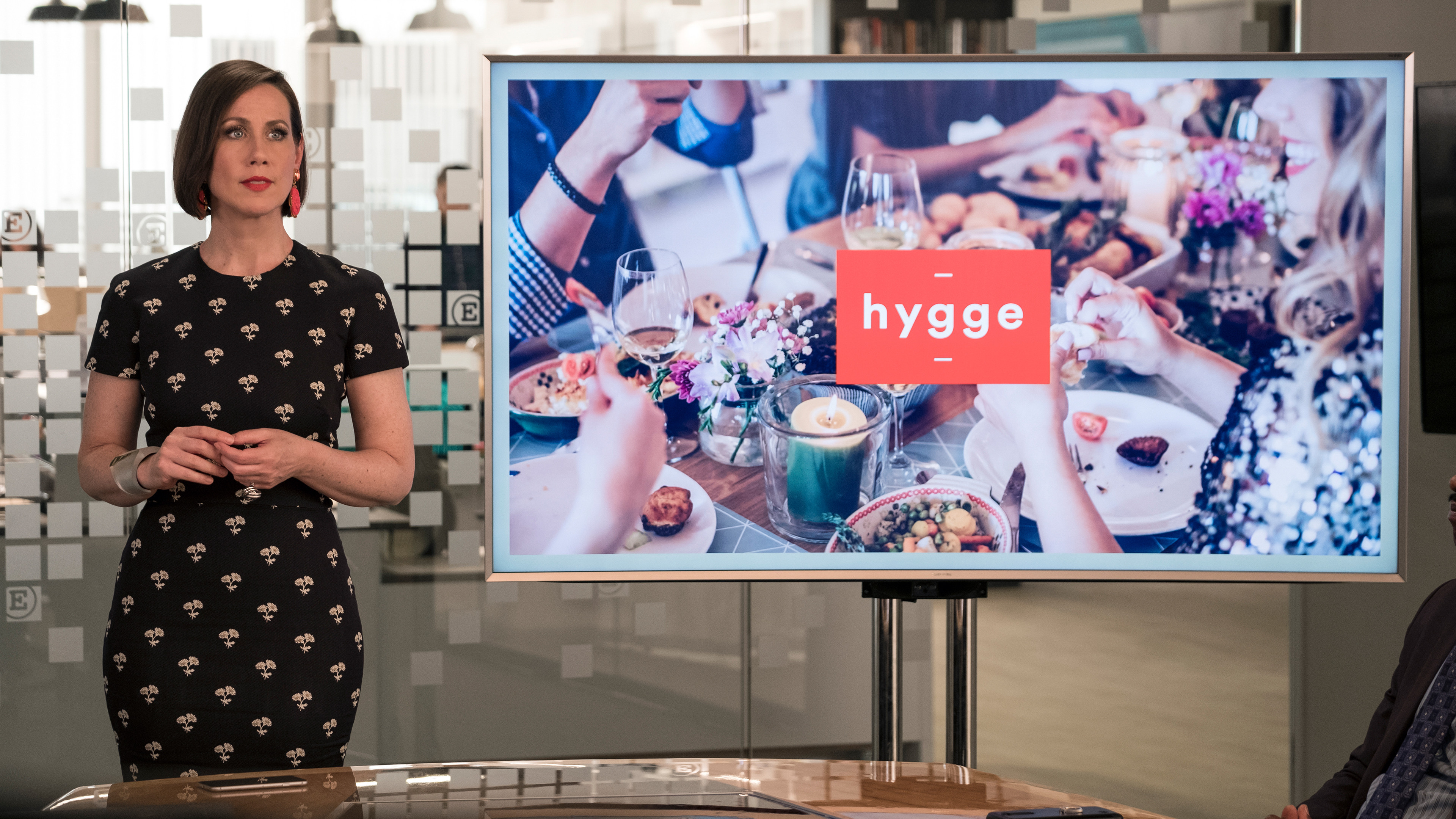 A still from Gettin' Hygge with It