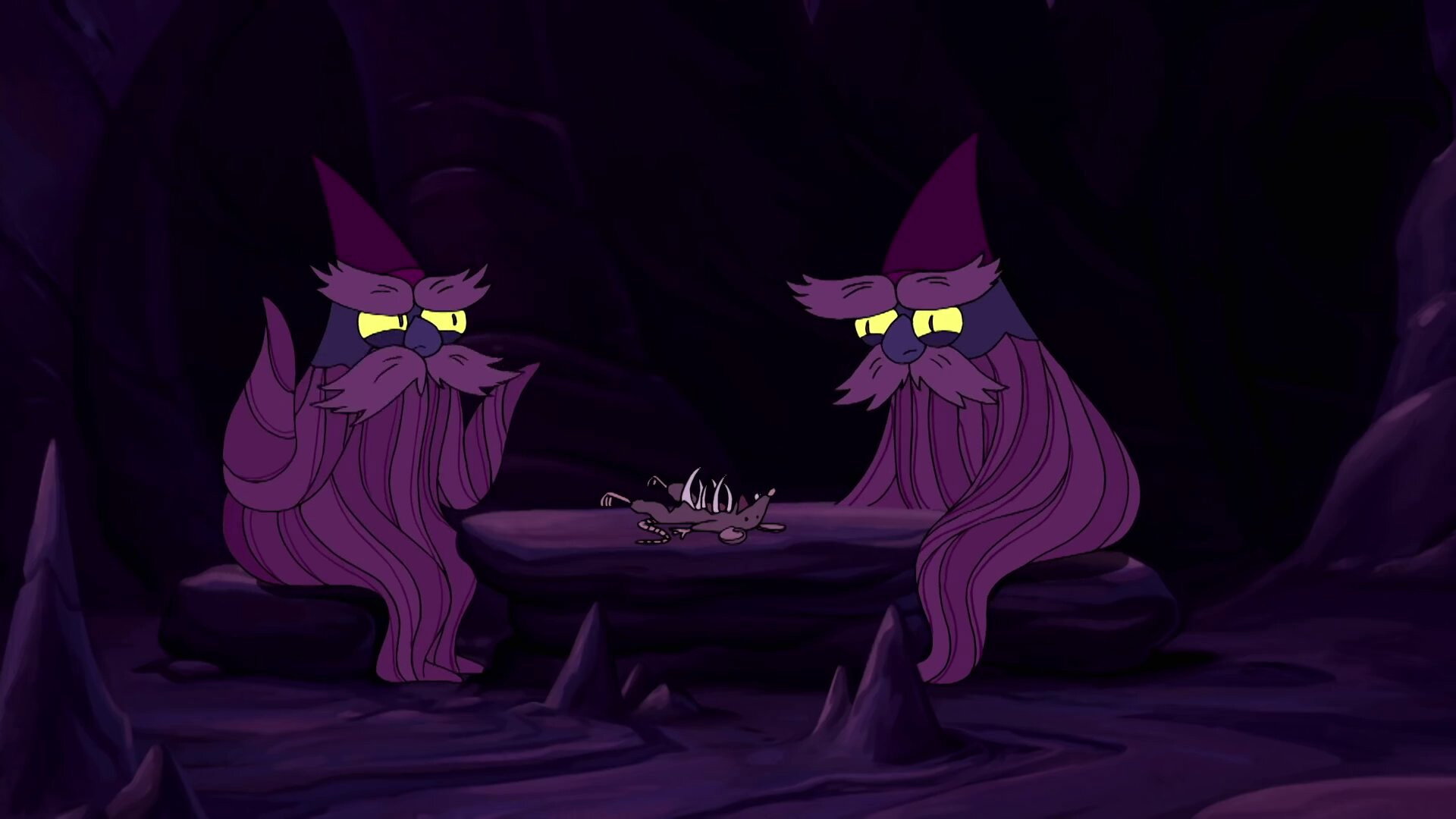 A still from The Tiny Wizard Car