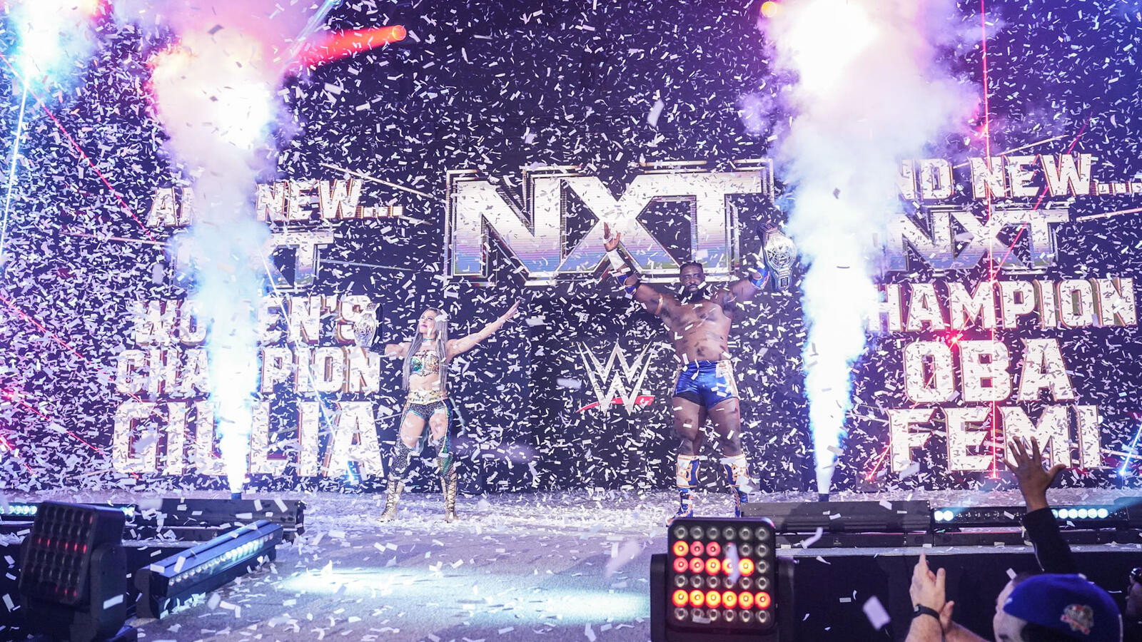 A still from January 7th, 2025 - NXT New Year's Evil