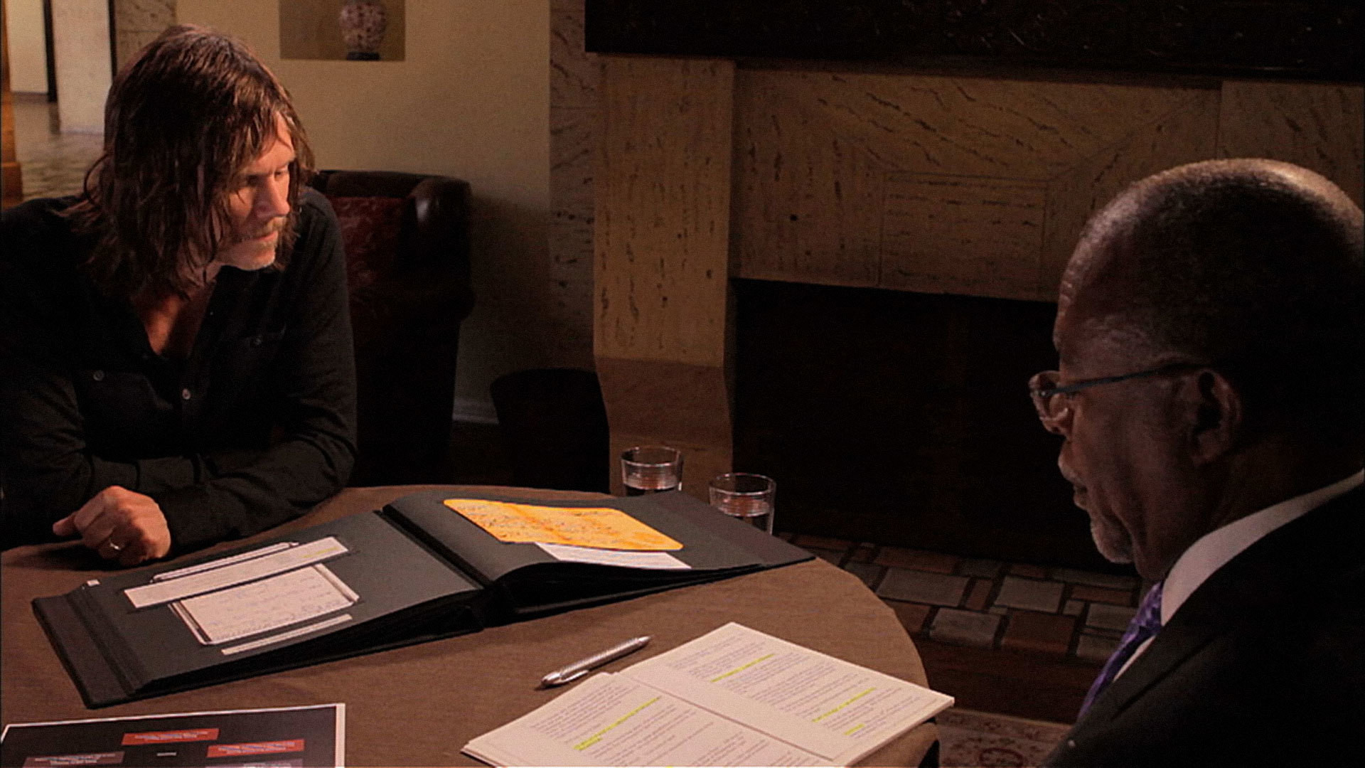 A still from Kyra Sedgwick and Kevin Bacon
