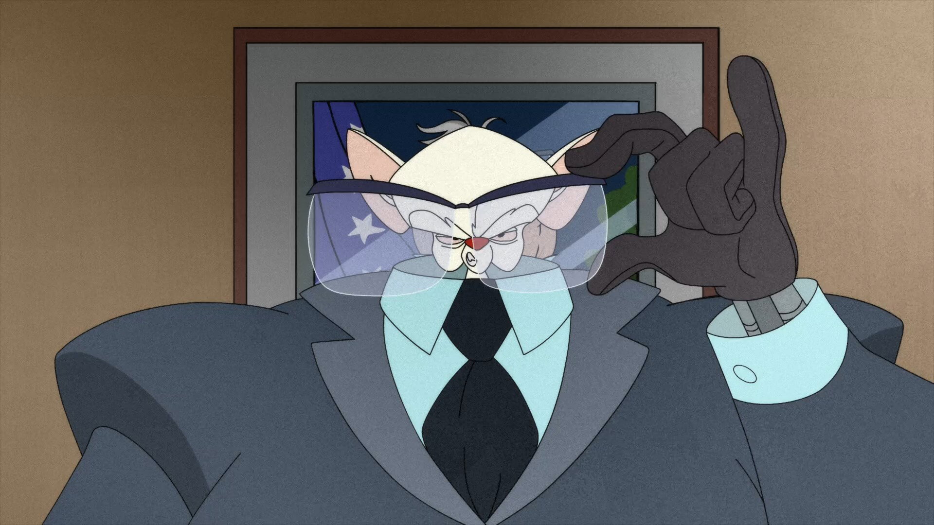 A still from Pinko and the Brain