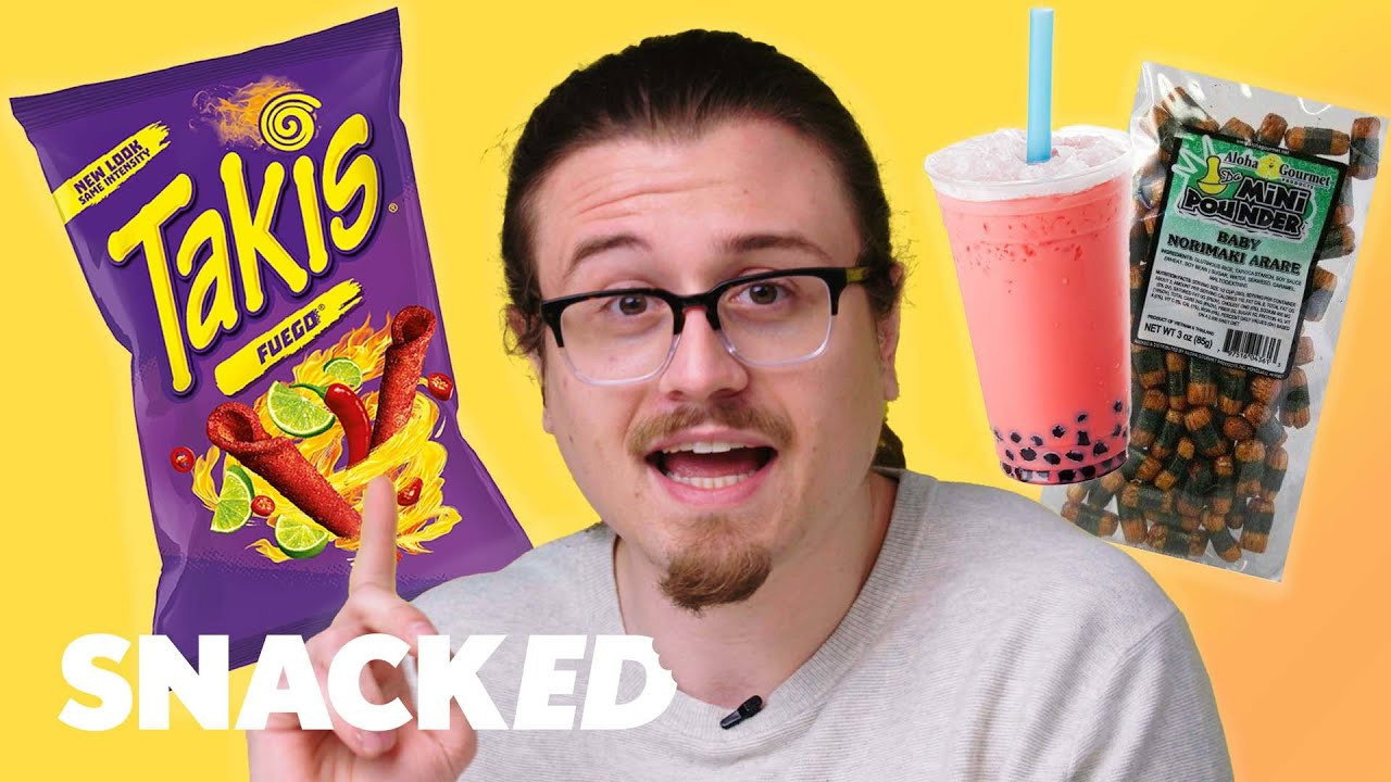 A still from Joshua Weissman Breaks Down His Favorite Snacks