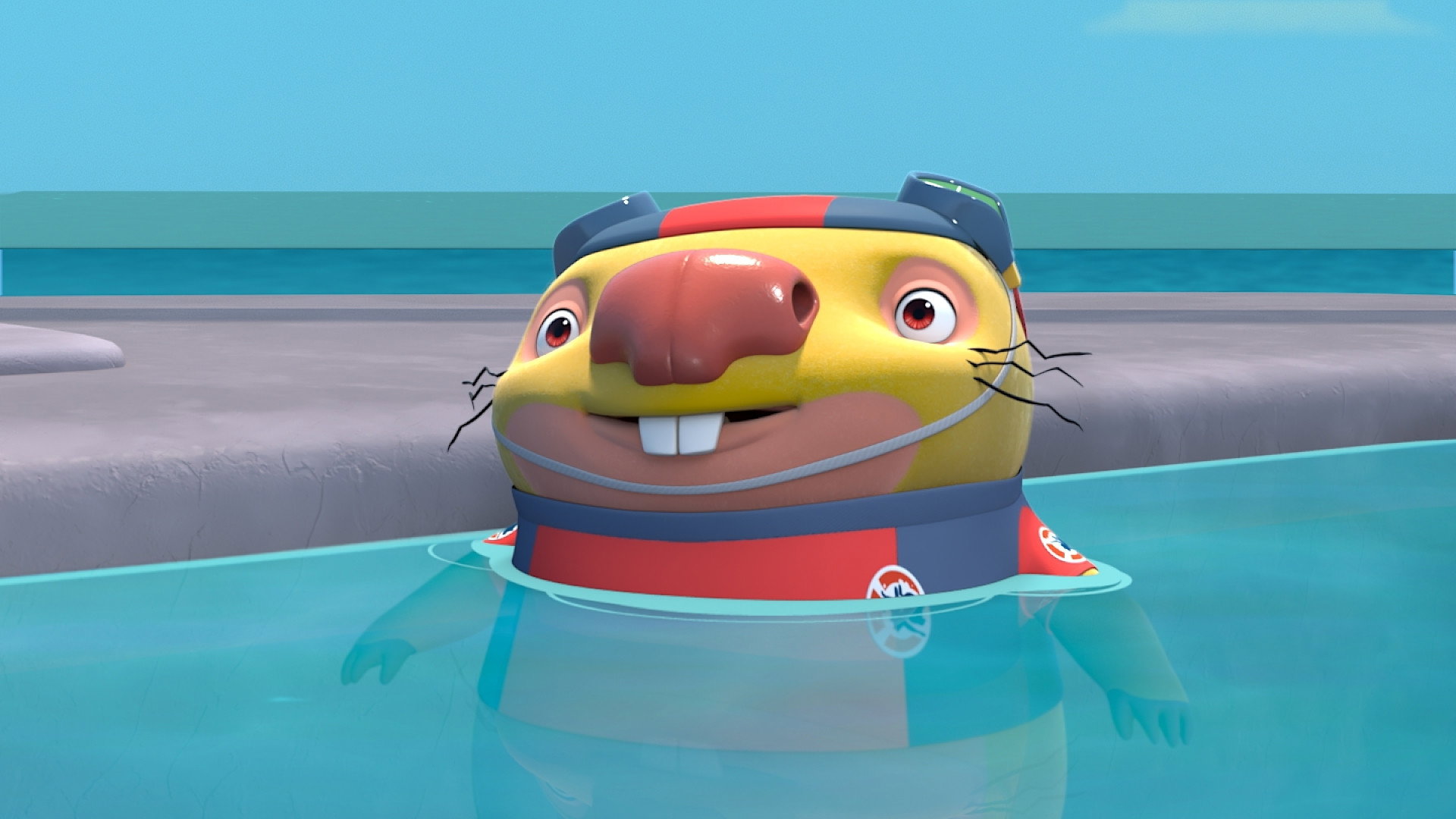 A still from The Big Swim