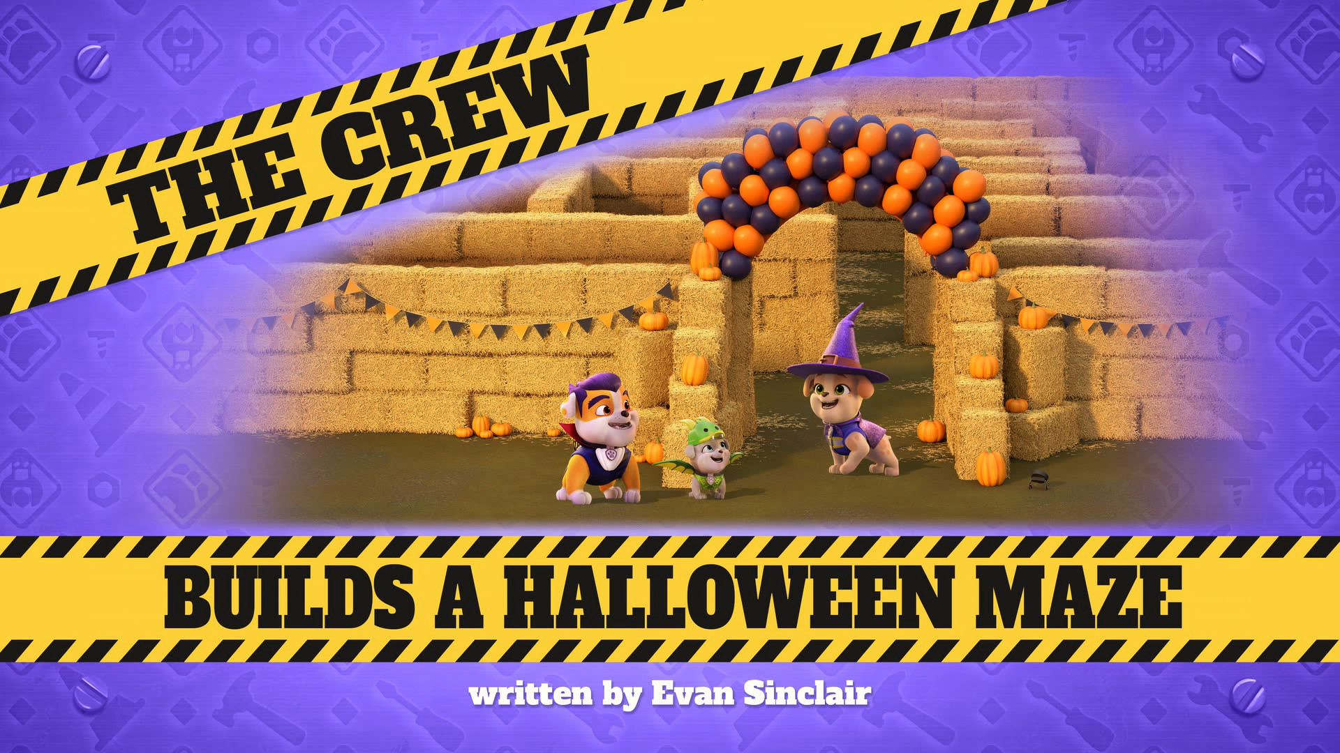 A still from The Crew Builds a Halloween Maze