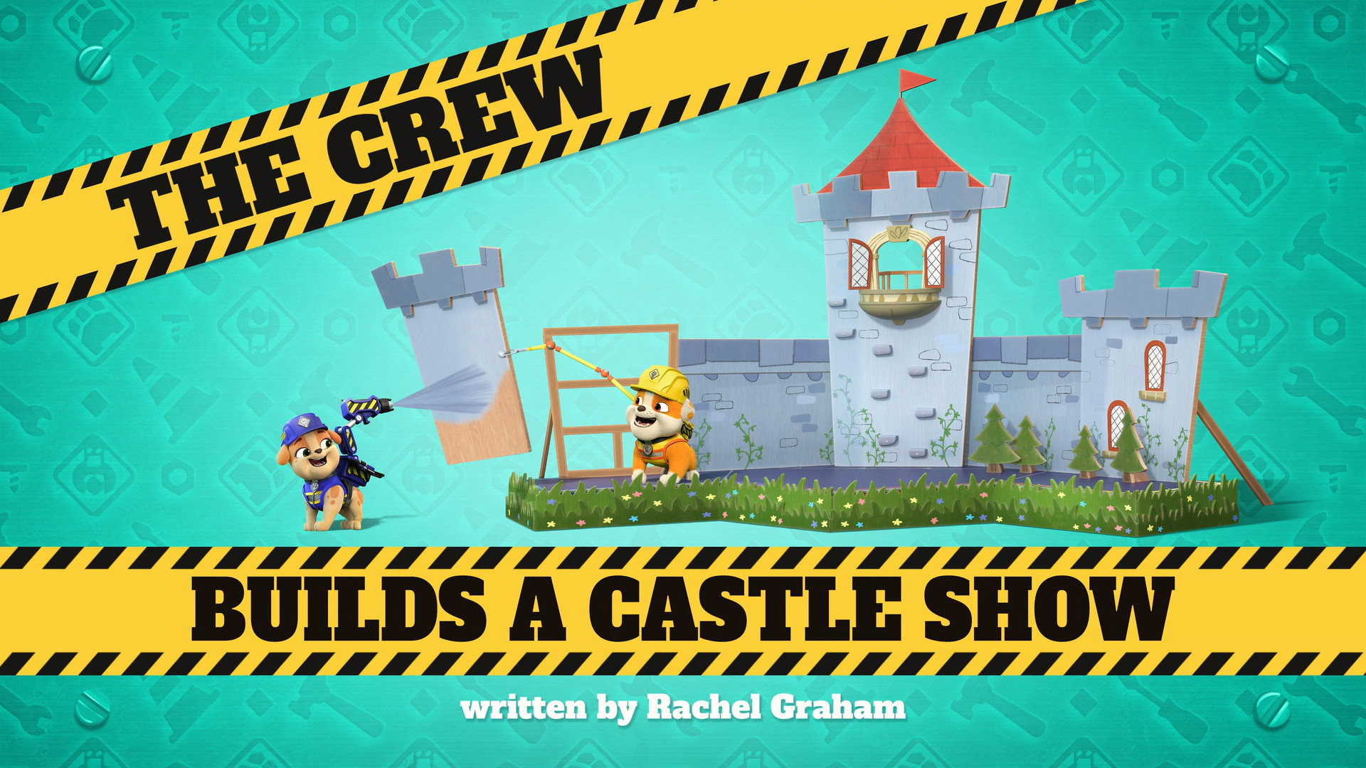 A still from The Crew Builds a Castle Show