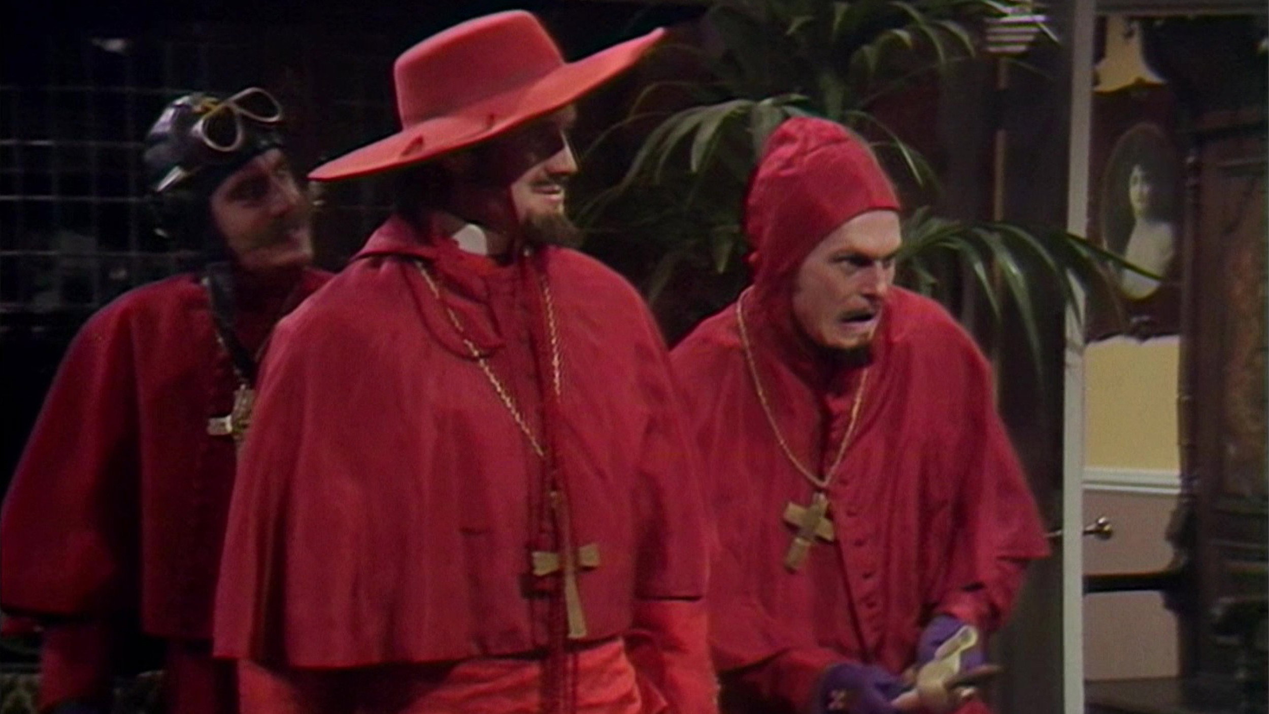 A still from The Spanish Inquisition