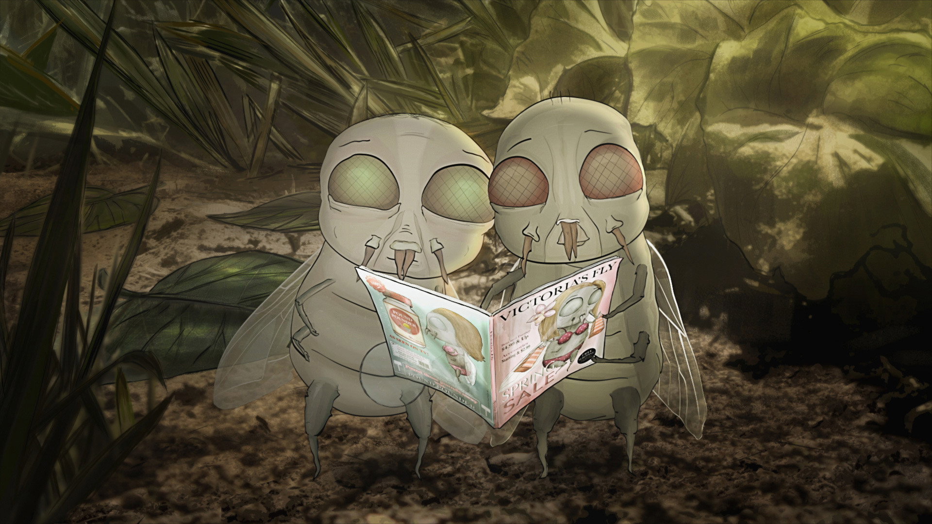 A still from Episode Seven: Flies.