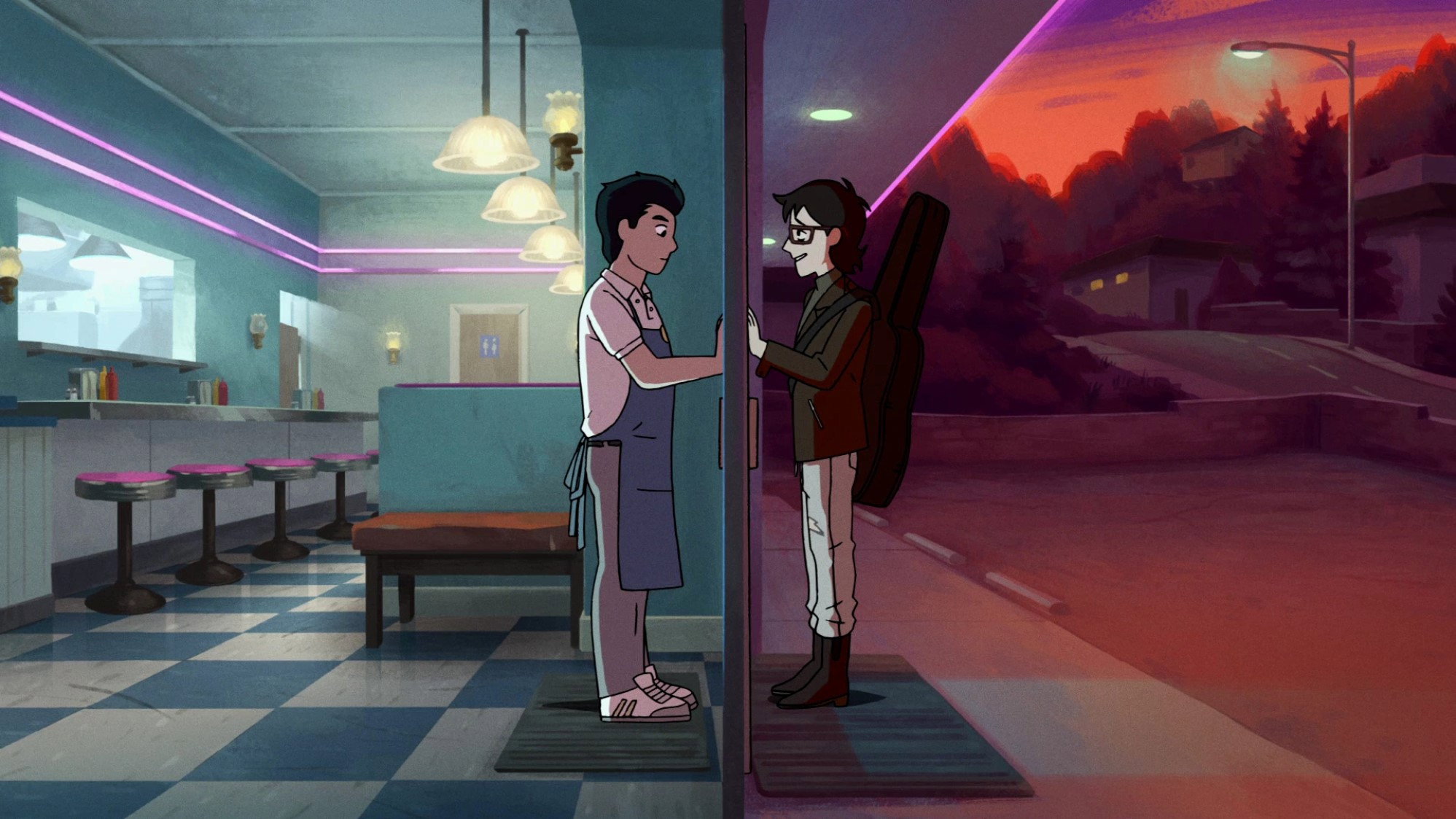 A still from The Twin Tapes