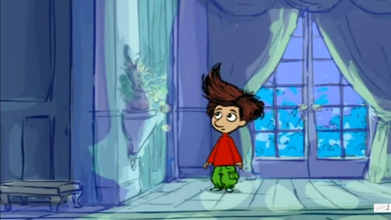 A still from Jacob Two-Two and the Unlickable Cowlick