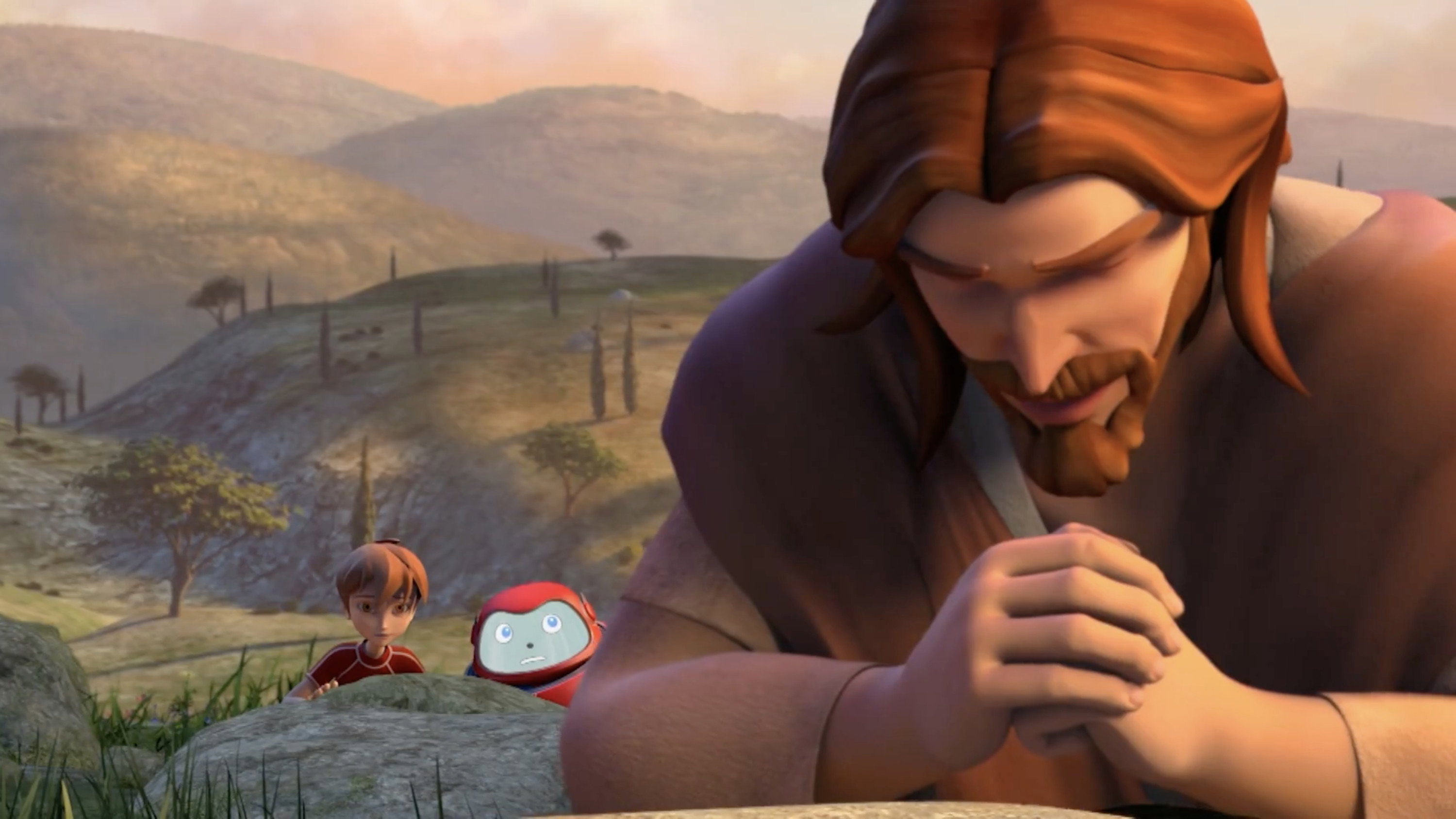 A still from Teach Us to Pray