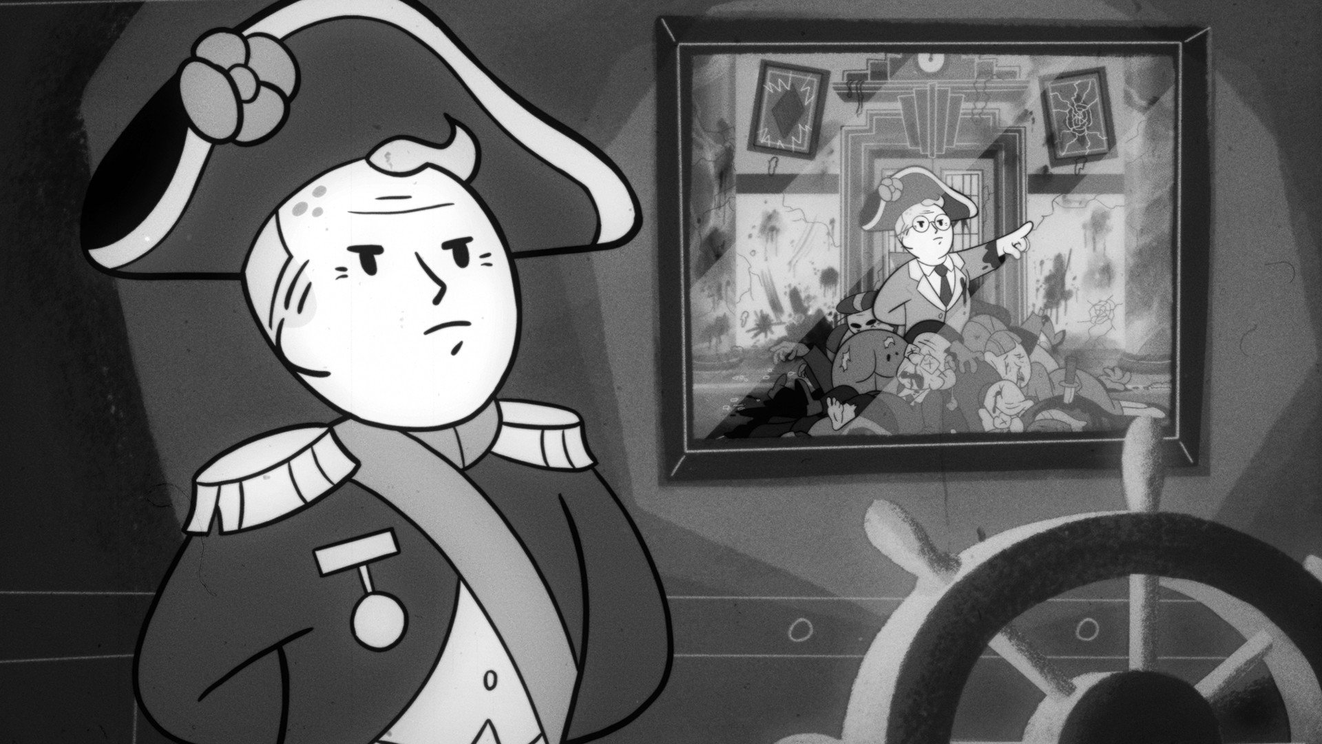 A still from Vault Seller's Survival Guide: Steer the Ship!