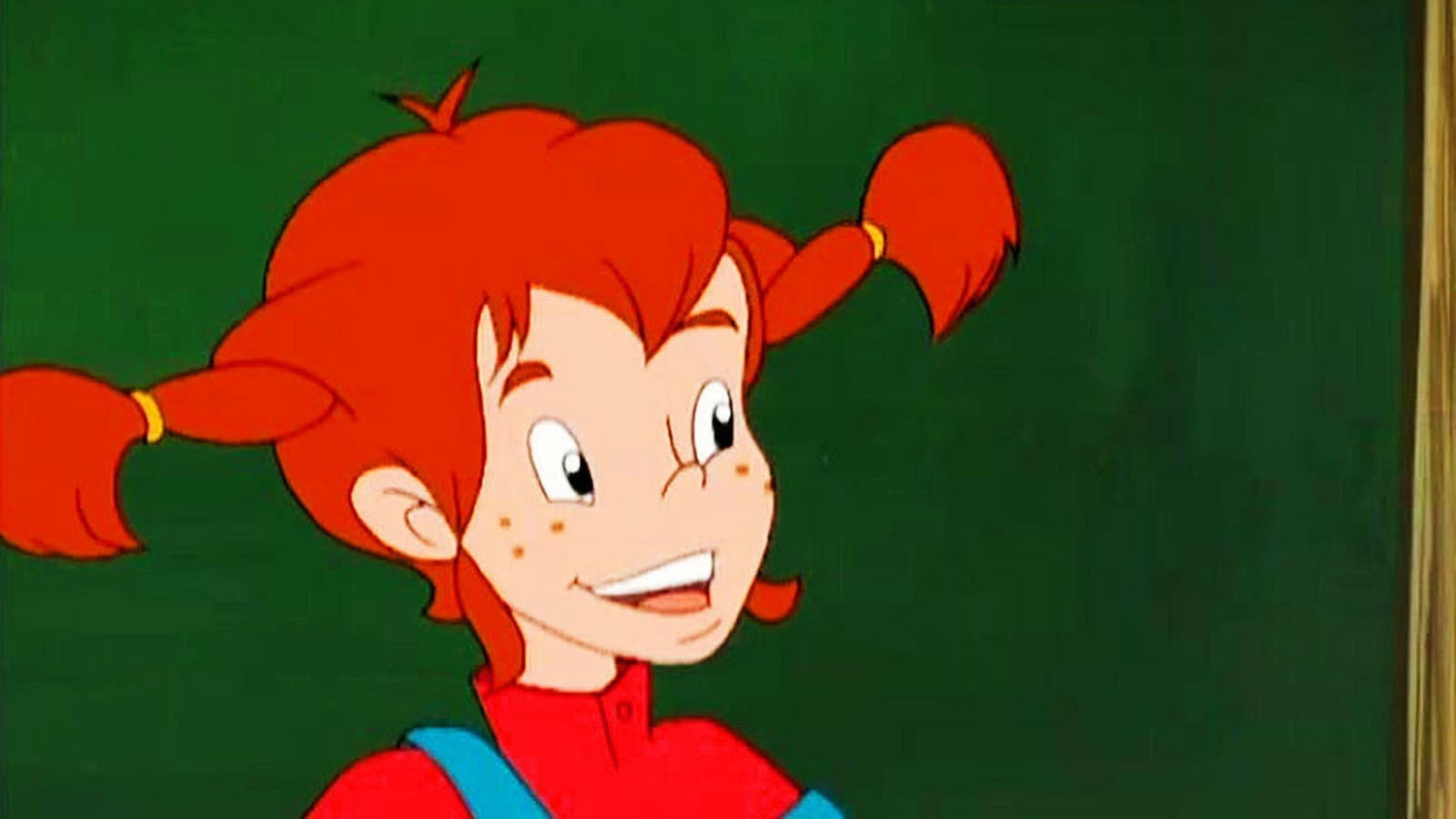A still from Pippi Doesn't Want to Go to School