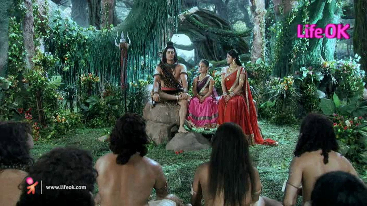 A still from The gods seek Mahadev's blessings