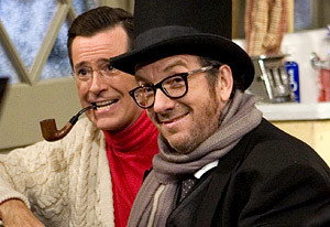A still from A Colbert Christmas: The Greatest Gift of All!