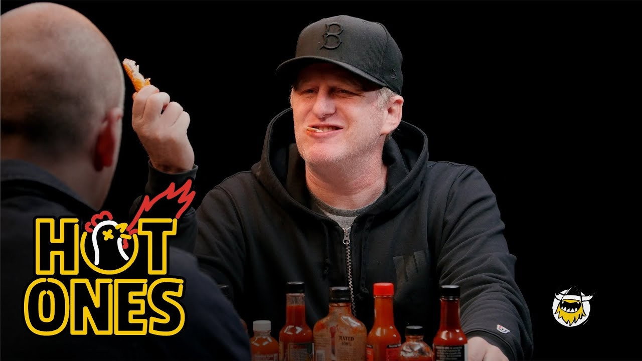 A still from Michael Rapaport Talks LeBron James, Phife Dawg, & Reality TV While Eating Spicy Wings