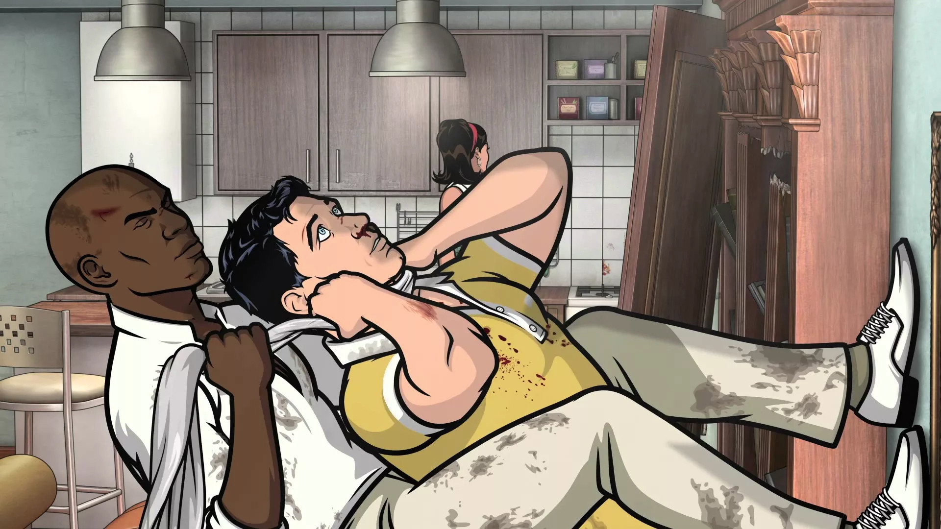A still from Three to Tango