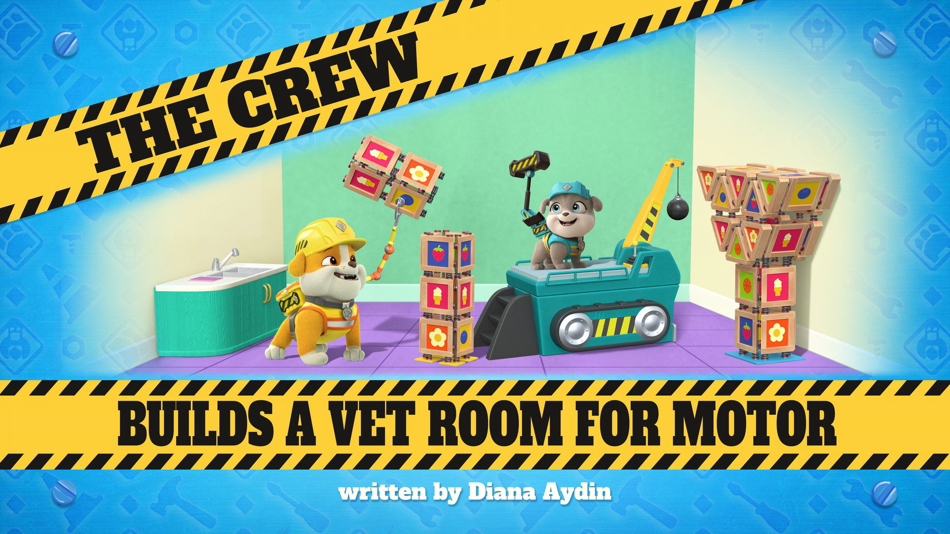 A still from The Crew Builds a Special Vet Room for Motor