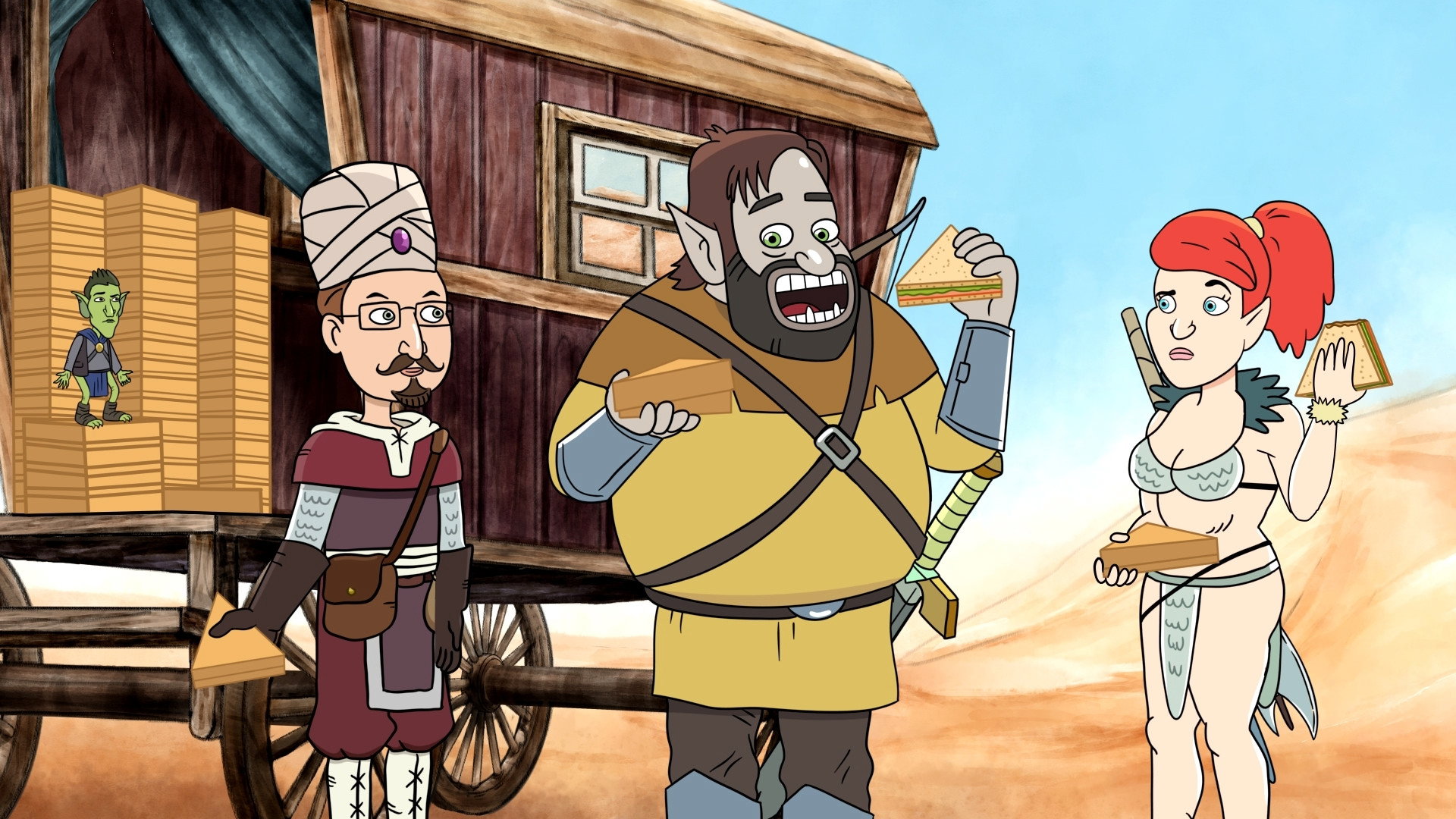 A still from Entering the Sandman Desert
