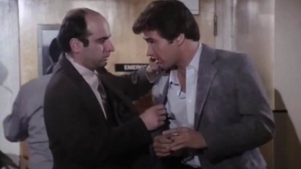 A still from Murder by the Book