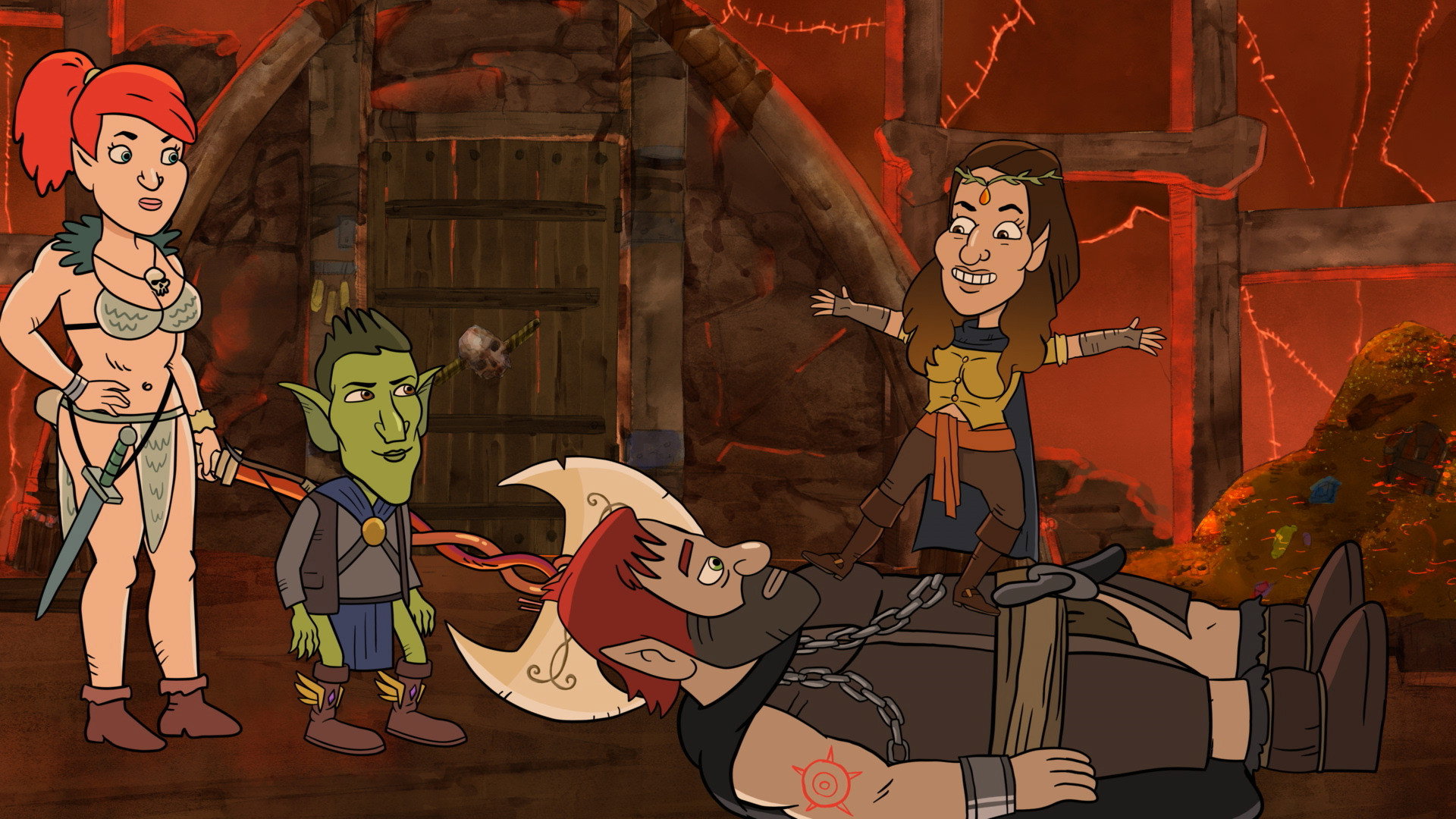 A still from The Bloody Teeth