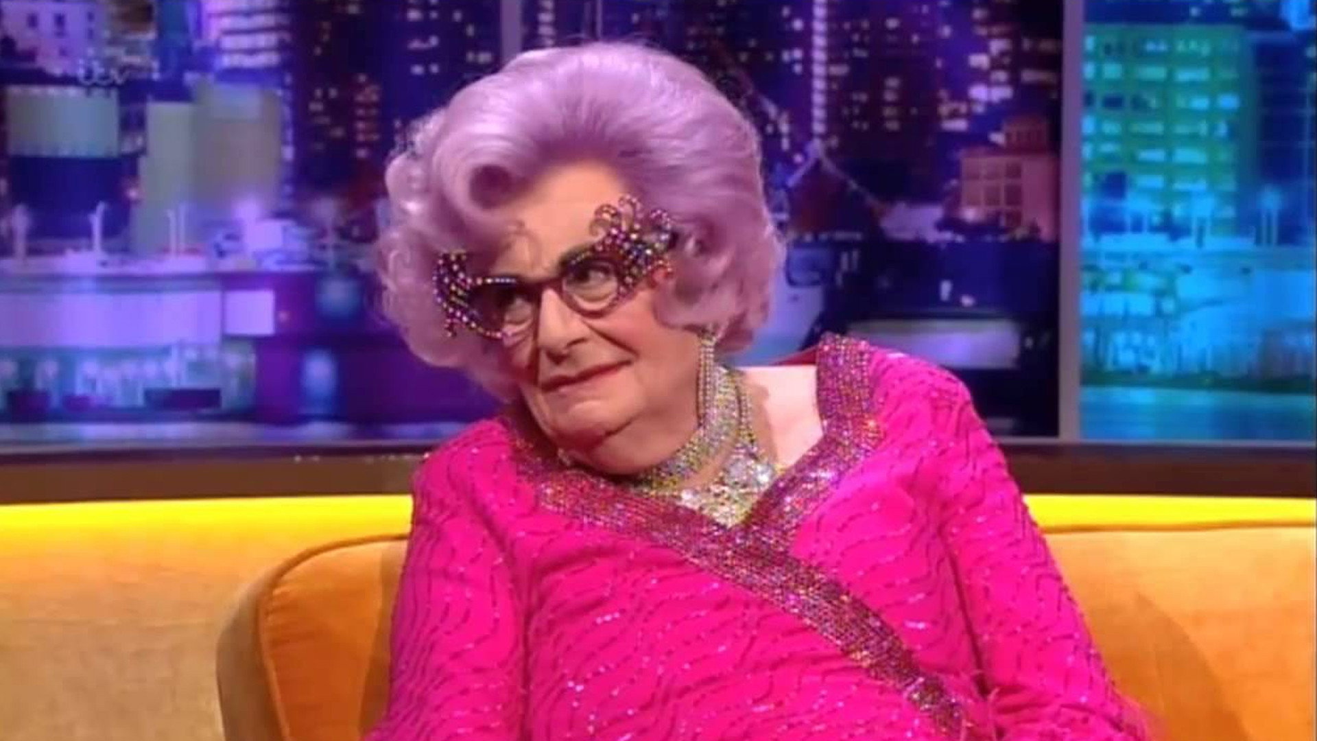 A still from Dame Edna Everage