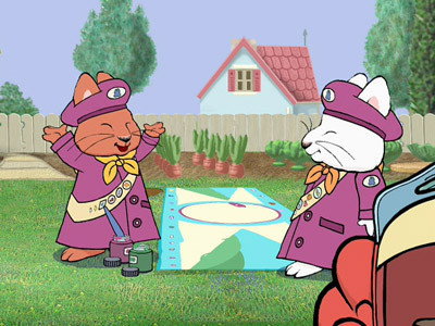 A still from Ruby's Bunny Scout Banner