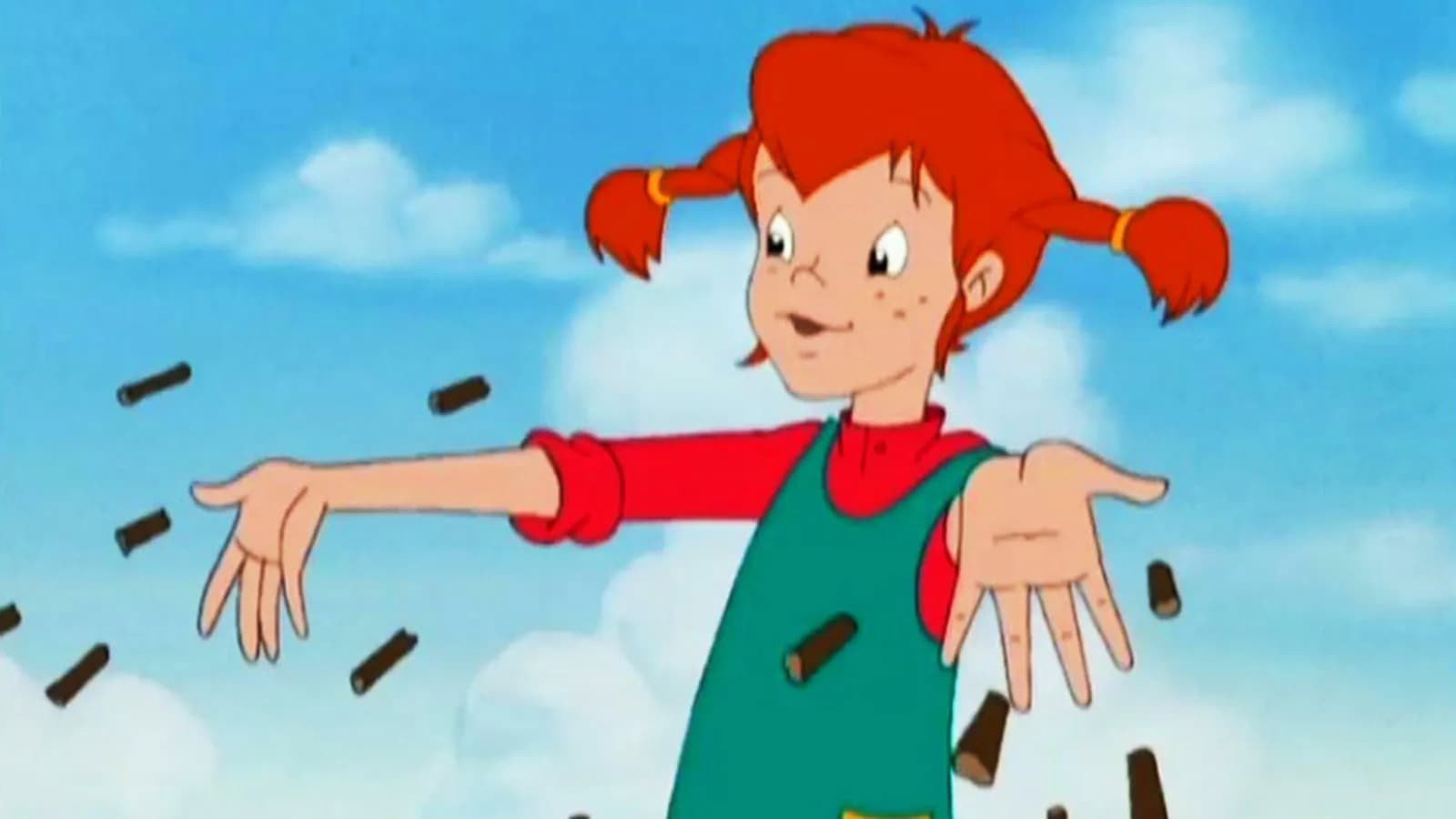 A still from Pippi Trains Some Animals