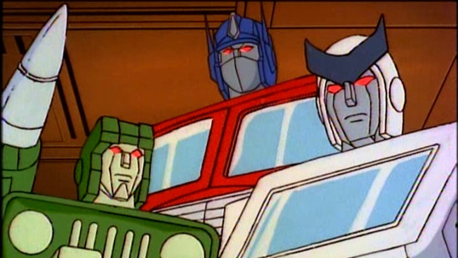 A still from Attack of the Autobots