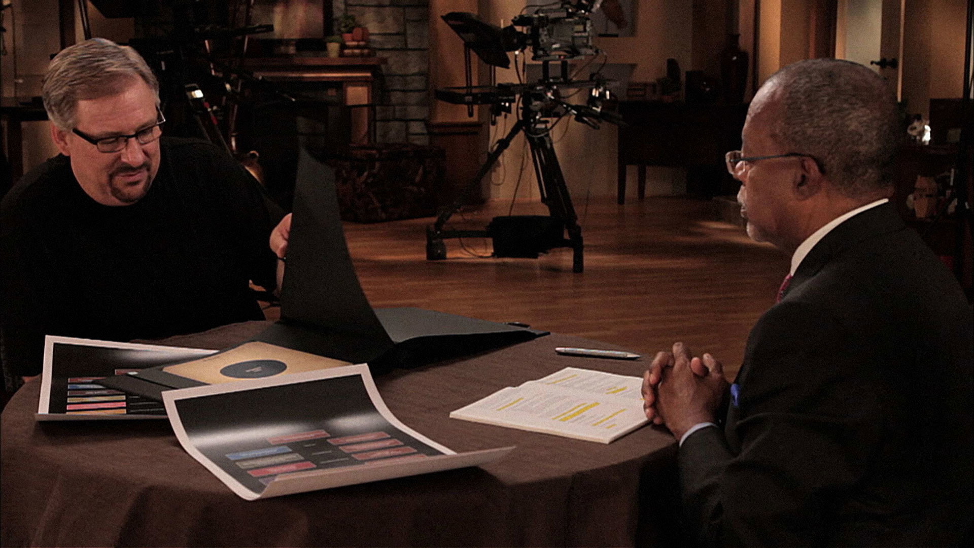 A still from Rick Warren, Angela Buchdahl and Yasir Qadhi