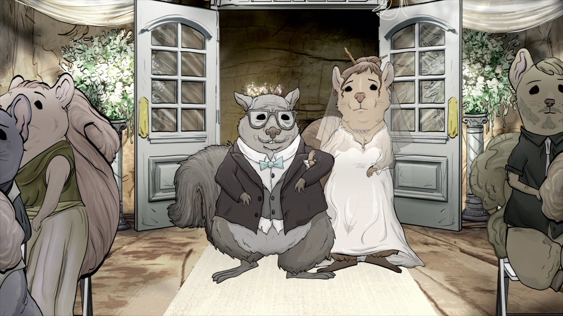 A still from Episode Fourteen: Squirrels.
