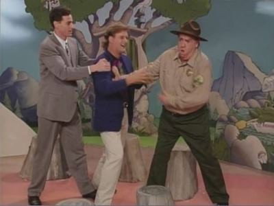 A still from The Legend of Ranger Joe