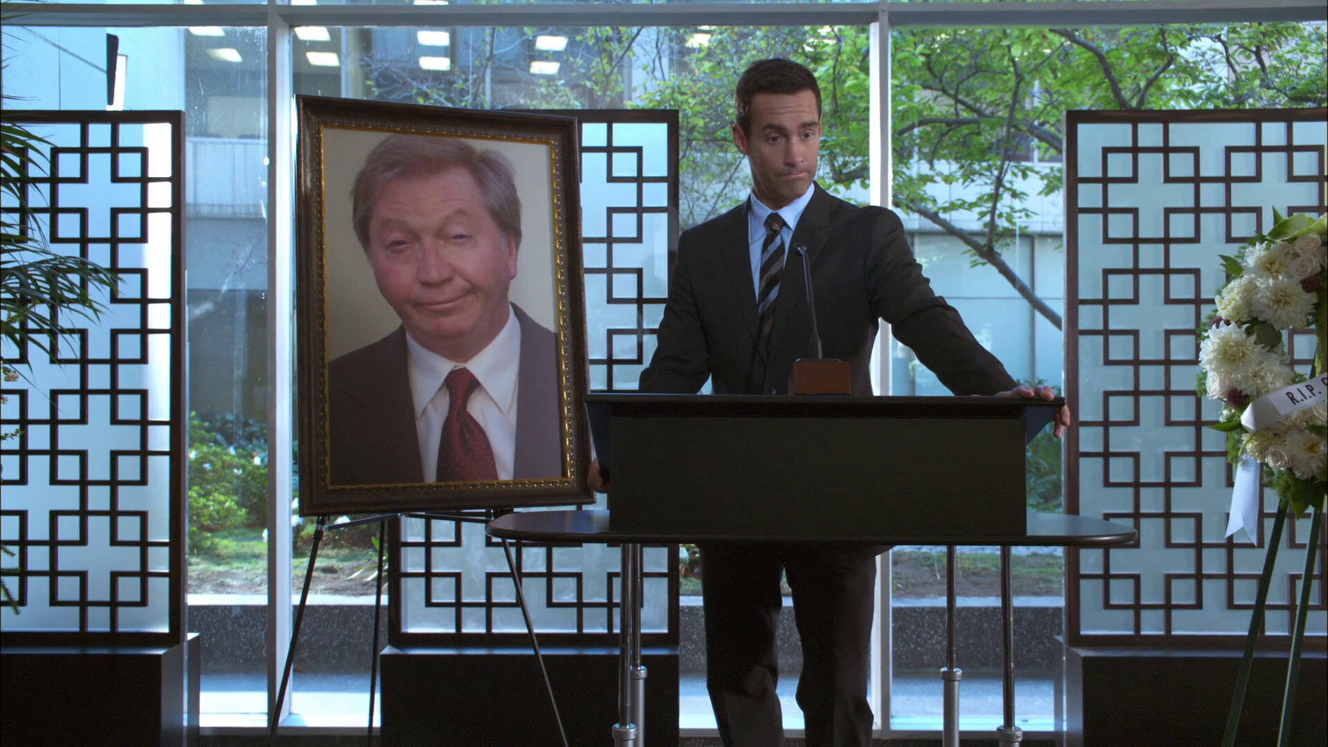 A still from Beating a Dead Workforce