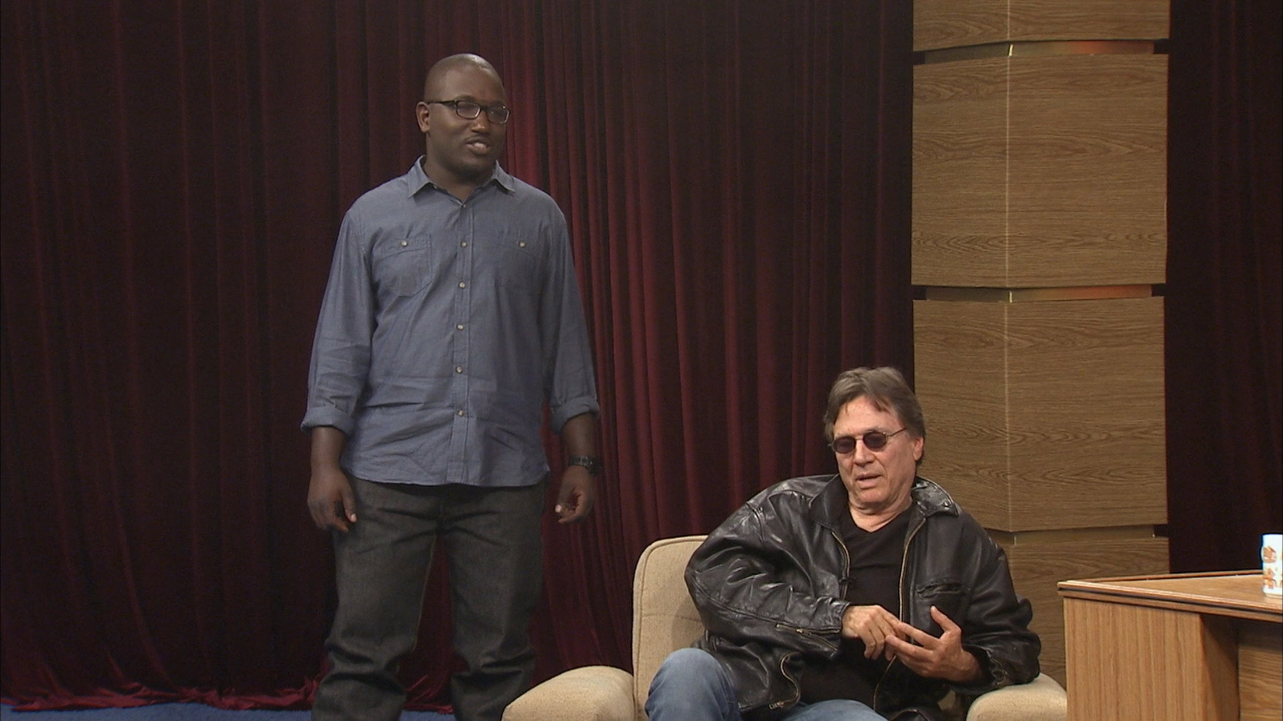 A still from Joey Fatone; Richard Hatch