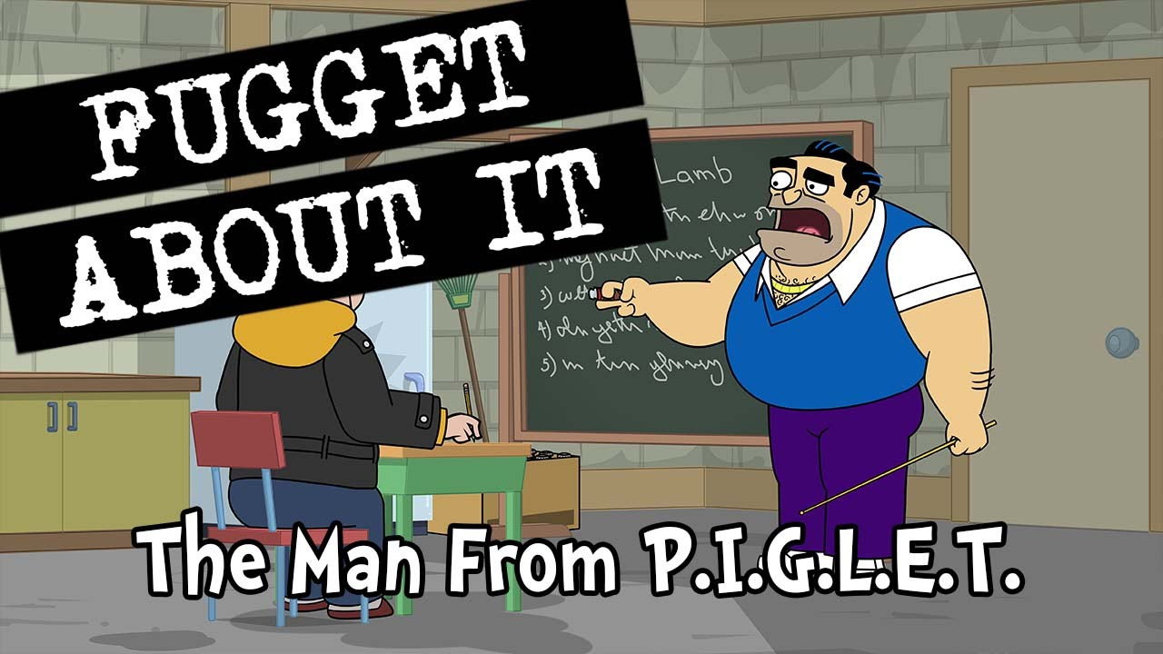 A still from The Man from P.I.G.L.E.T.