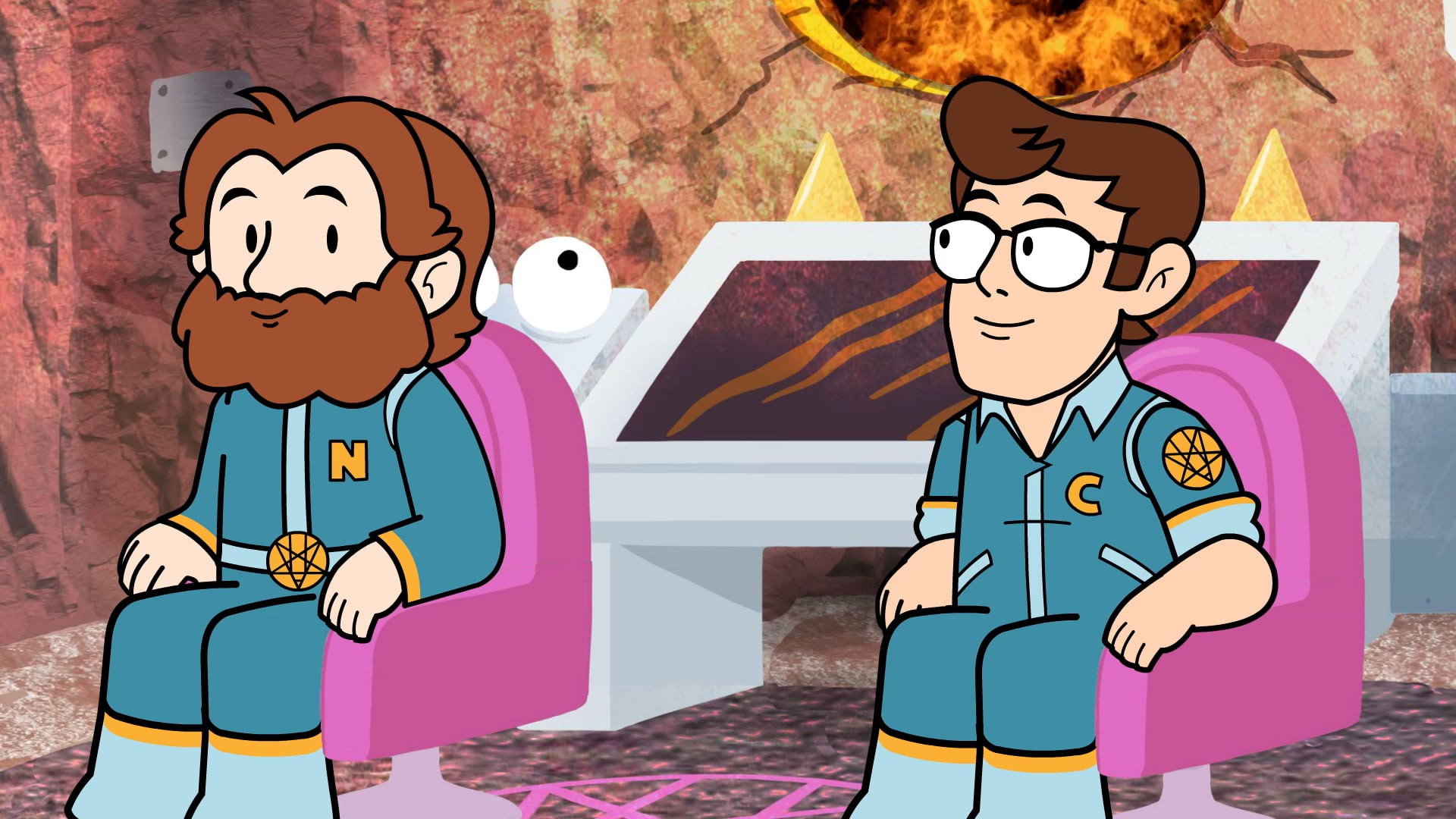 A still from Swankiest Space Bugs