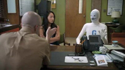 A still from Dean Pelton's Office Hours - Pamphlet Serious