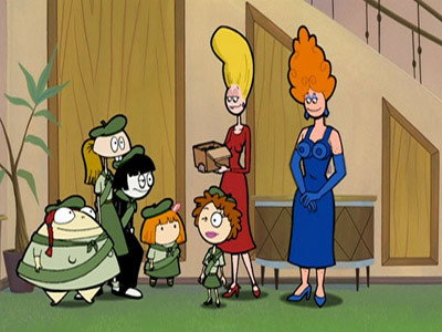 A still from Pickles' Little Amazons