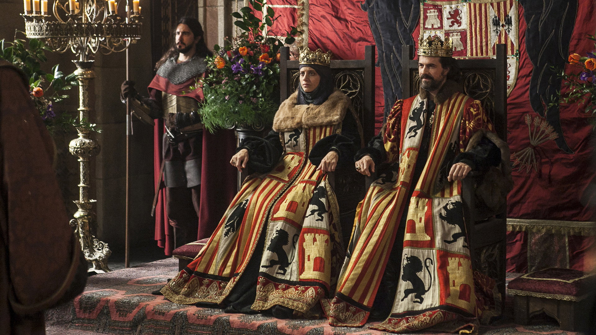 A still from Felipe y Juana llegan a sus reinos