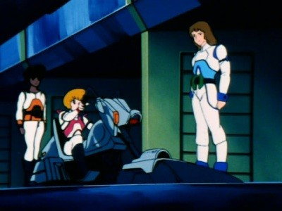 A still from Volunteers
