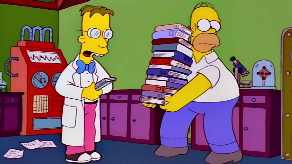 A still from The Wizard of Evergreen Terrace